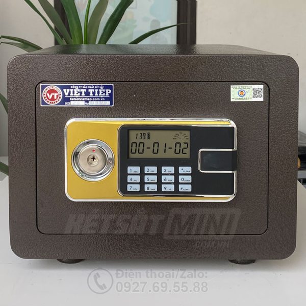 Két sắt điện tử DT25 màu nâu.