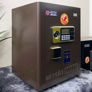 Két sắt vân tay DT68 màu nâu.