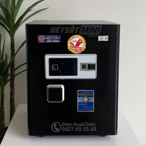Két sắt vân tay VT56 màu đen.
